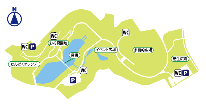 都田総合公園_園内マップ